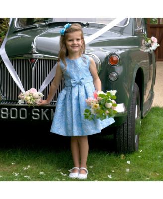  Girls' Blue Damask Party Dress - Little Kid, Big Kid