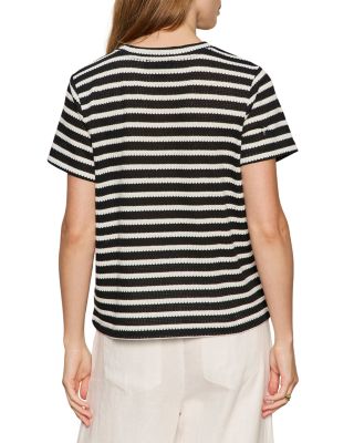 Perfect Textured Striped Tee