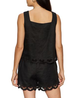 Almost There Linen Top