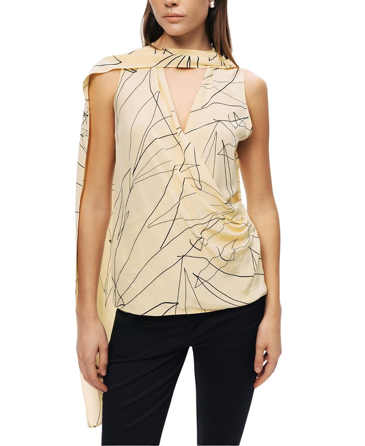 Nocturne Shawl Detail Blouse