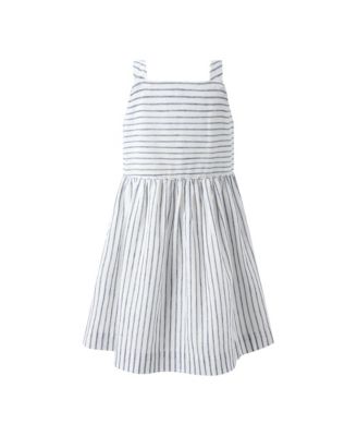  Girls' Stripe Button-front Dress - Little Kid, Big Kid