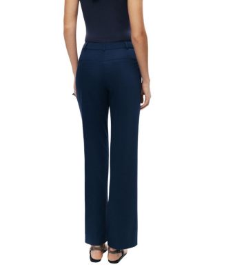 Tailored Straight-Leg Pants