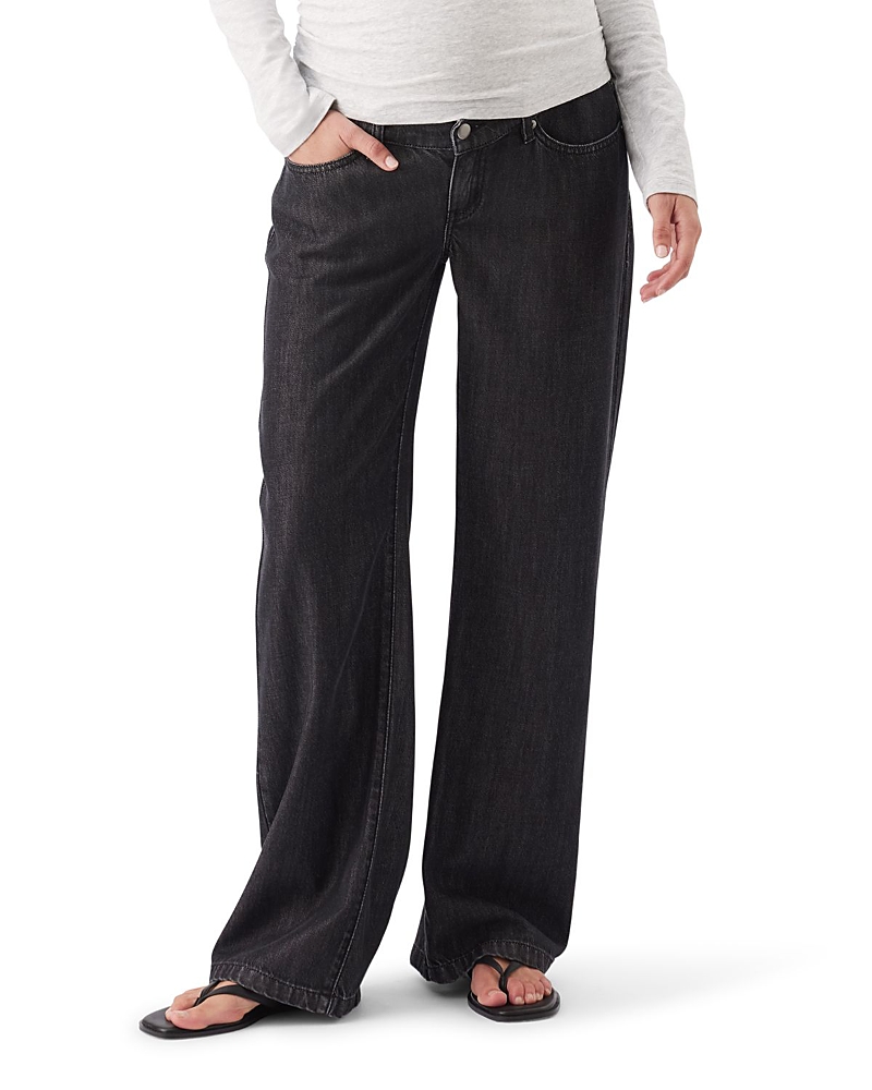 Ripe Maternity Billie Elastic Waist Jean in Black