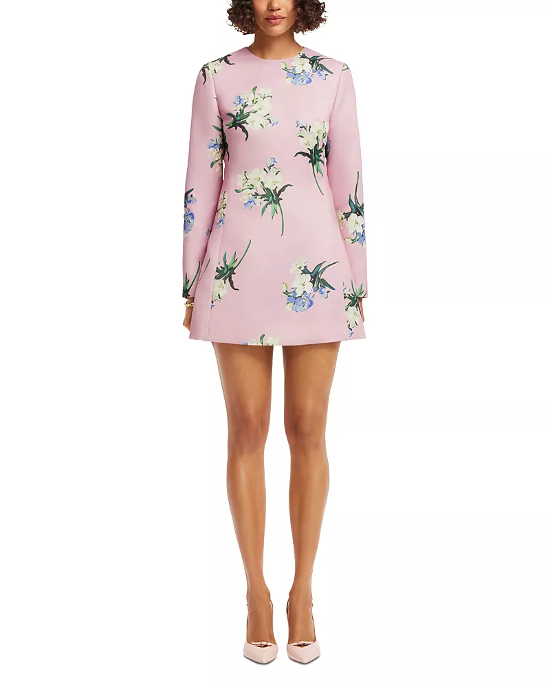 Leo Lin Aliza Long Sleeve Mini Dress