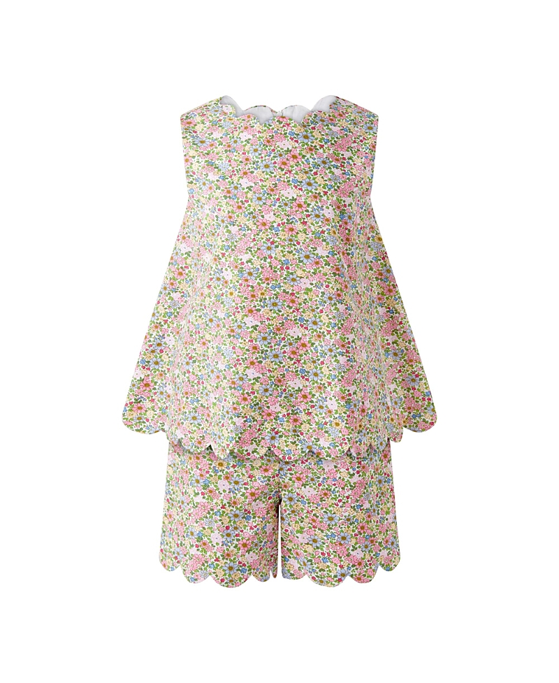 Rachel Riley Girls' Floral Scalloped Set - Little Kid, Big Kid