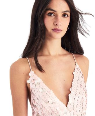 Embellished Strappy Mini Dress