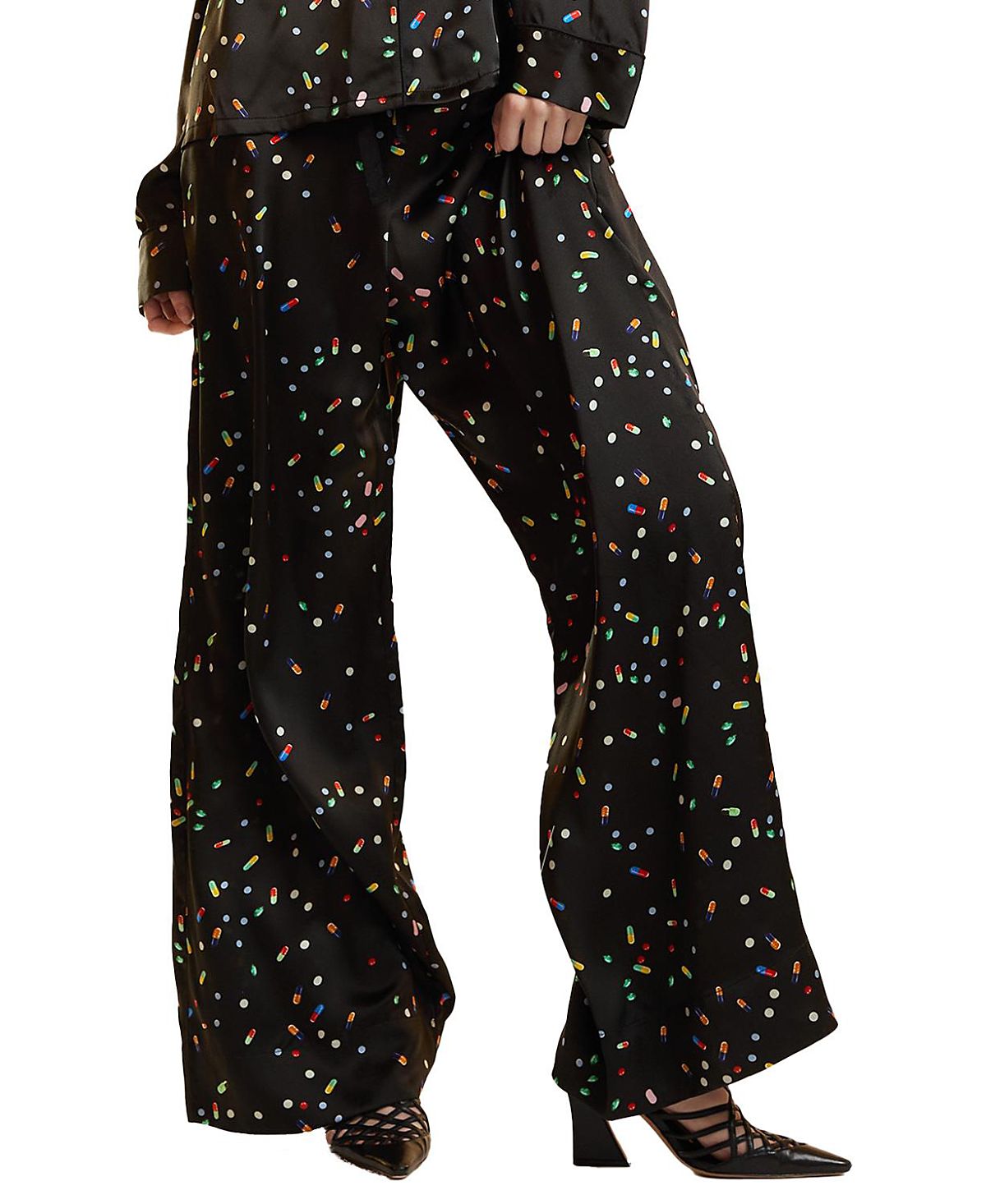 Cynthia Rowley Pill Print Pj Pants