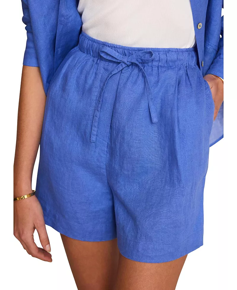 Mint Velvet Women's Linen Drawstring Shorts