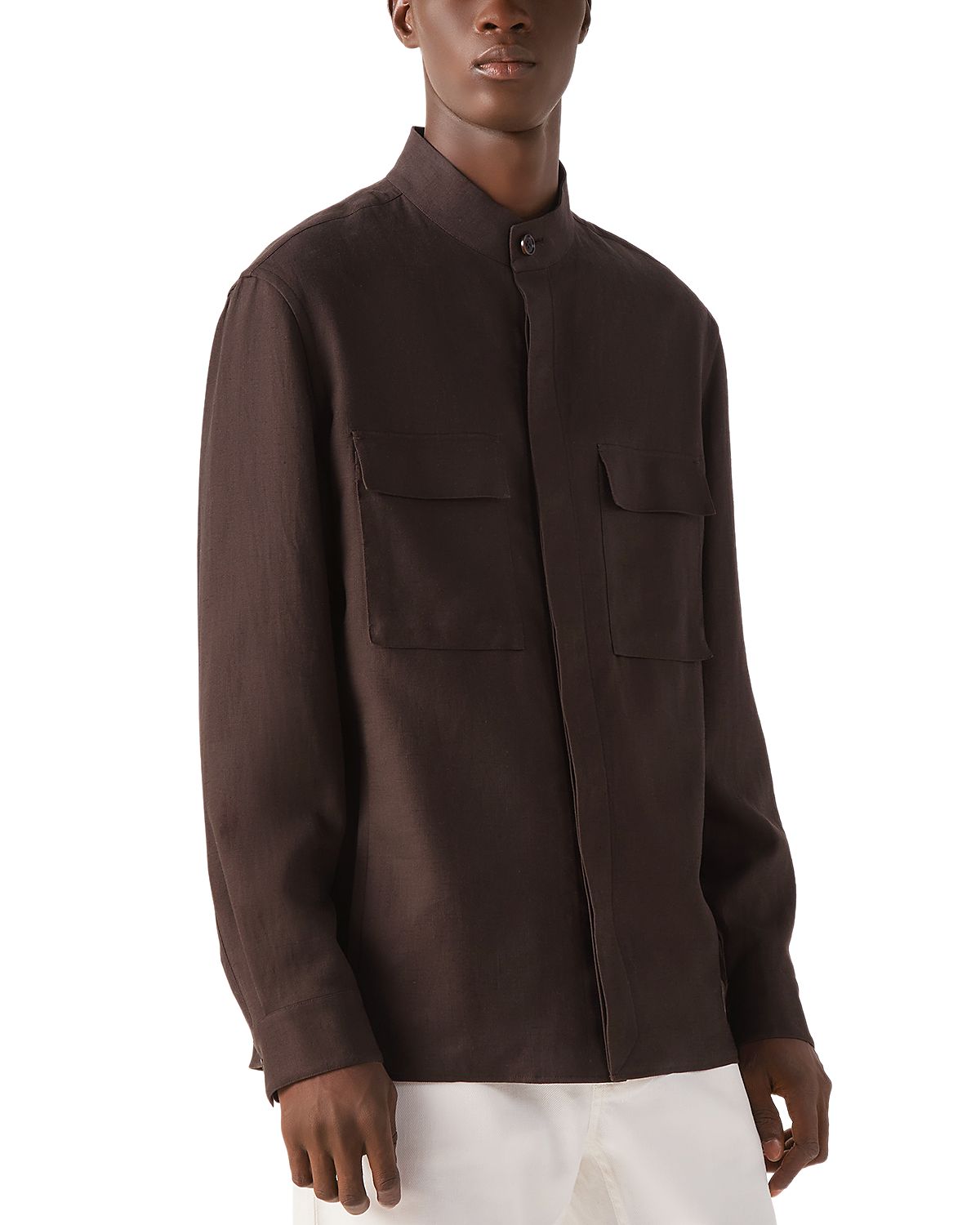 Zegna Oasi Lino Overshirt