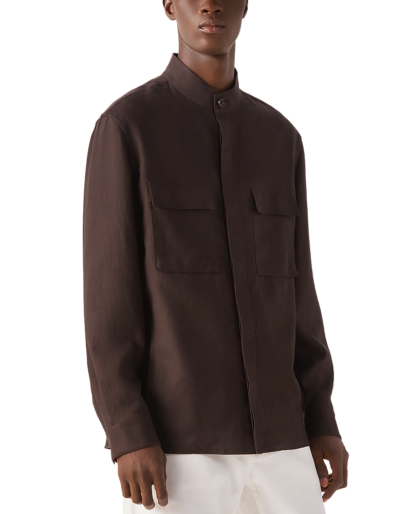 Zegna Oasi Lino Overshirt