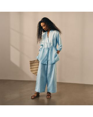 Mandarin Collar Long Shirt