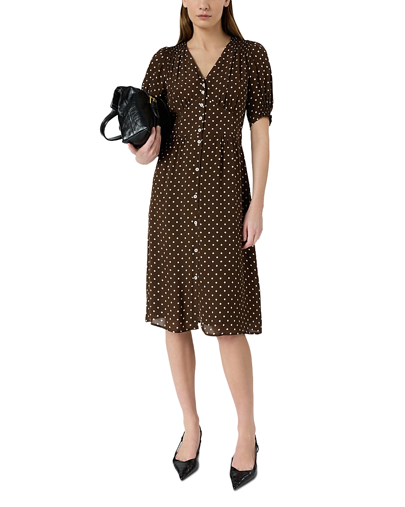 Gerard Darel Rohya Puffed Sleeve Dress