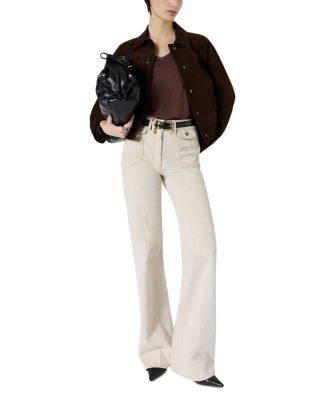 Mirana Linen V Neck Top