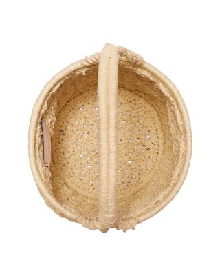 Ella Hand Crochet Straw Bucket Bag