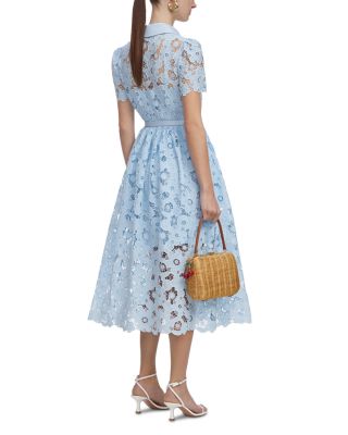 Lace Collared Midi Dress