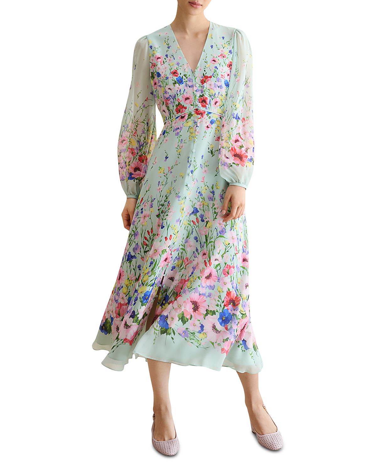 Hobbs London Monica Silk Dress