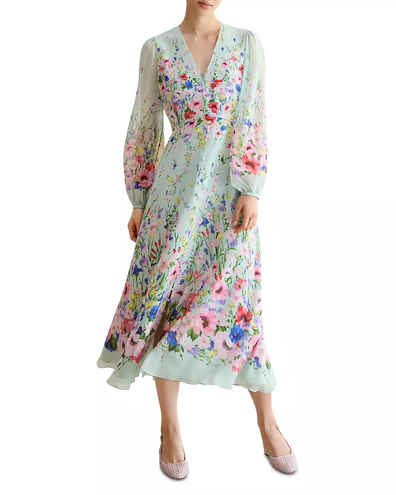 Hobbs London Monica Silk Dress