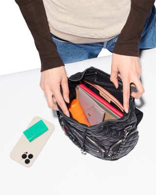 Crosby Mini Quilted Nylon Backpack 