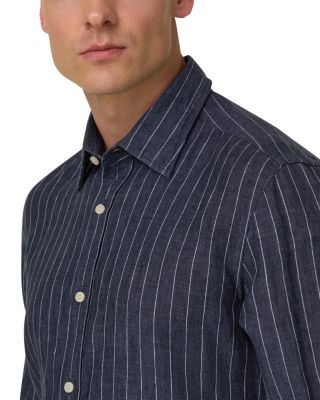 Regular Fit Stripe Linen Shirt