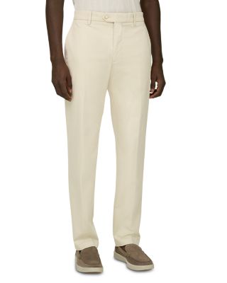 Regular Fit Stretch Cotton Trousers