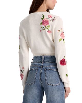 Dollie Crewneck Cardigan Sweater