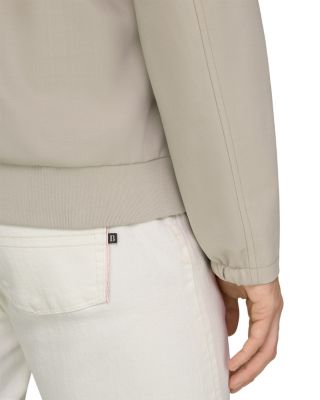 Regular Fit Wool Mix Bomber Jacket