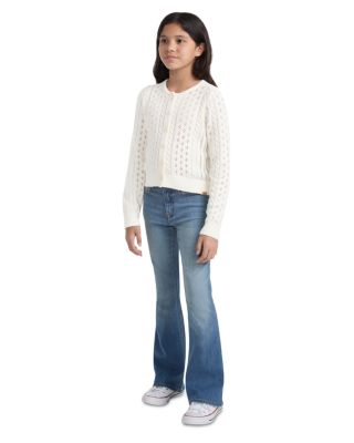 Girls' Cropped Cable Cardigan - Little Kid, Big Kid