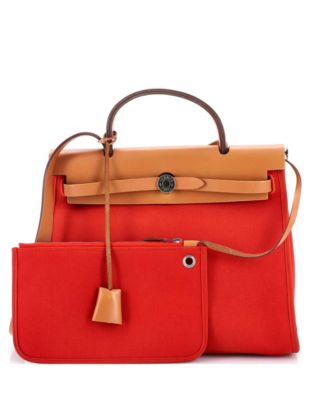 31 Herbag Zip Leather and Toile