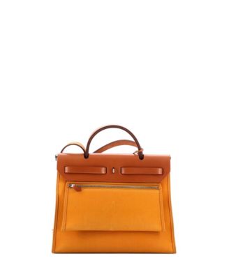 31 Herbag Zip Leather and Toile