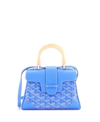  Mini Saigon Top Handle Bag Coated Canvas with Leather