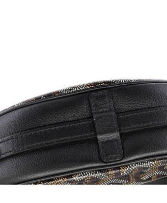   Hirondelle Shoulder Bag Coated Canvas and Leather