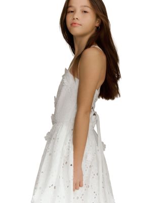 Girls' Estie Broderie Midi Dress - Little Kid, Big Kid