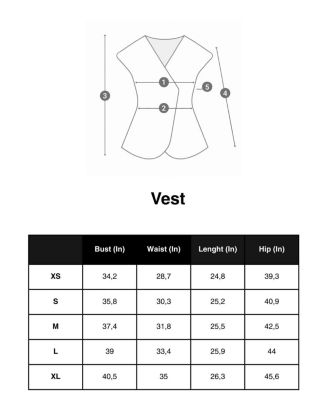 Button-Front Denim Vest