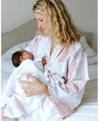  Women's Block-Printed Robe