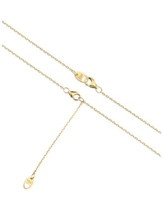  Solitaire Necklace in 14K Gold, 0.75ctw Oval Lab Grown Diamond