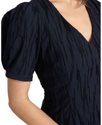  Bianca Shift Dress in Abstract Jacquard