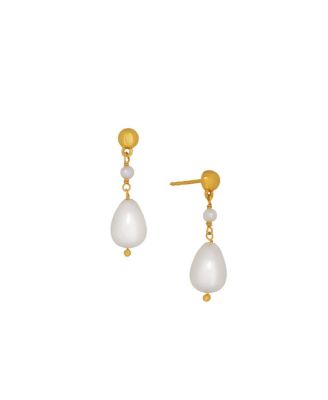 Women's Kyra Pearl Drop stud Earrings