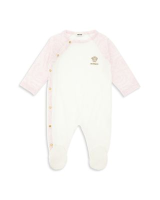 Unisex Barocco Embroidered Medusa Footie - Baby
