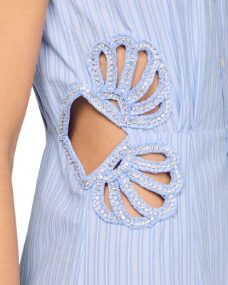 Striped Cotton Maxi Dress