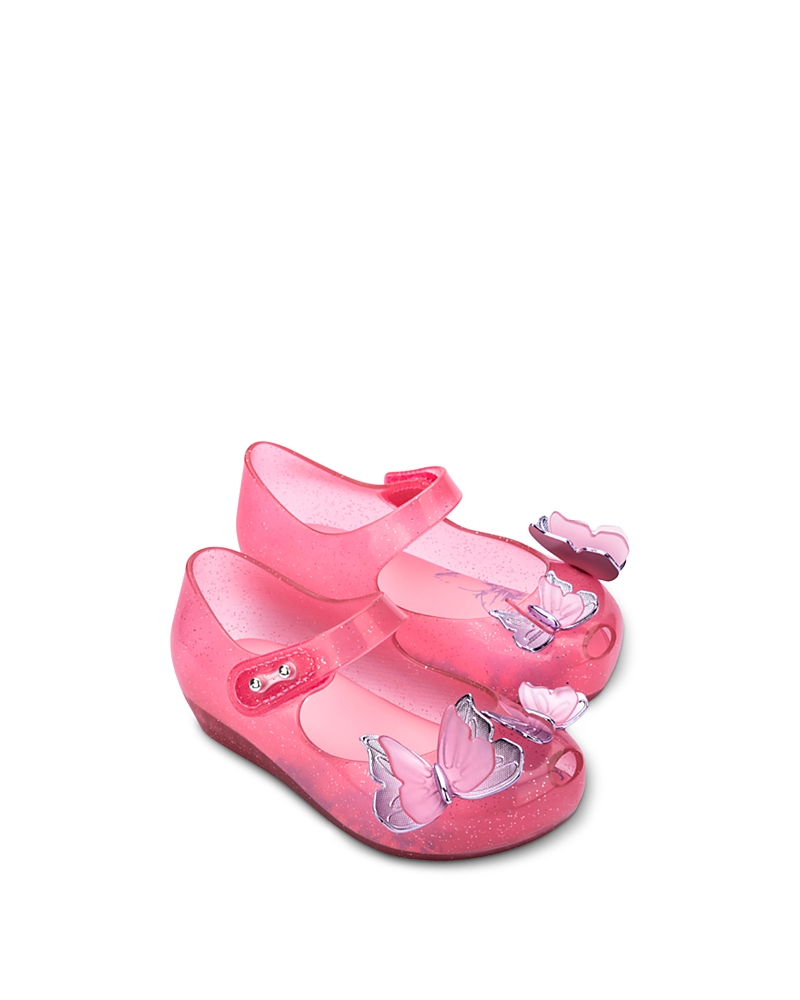 Mini Melissa Girls' Ultragirl Fly Iii Mary-Jane Flats - Walker, Toddler