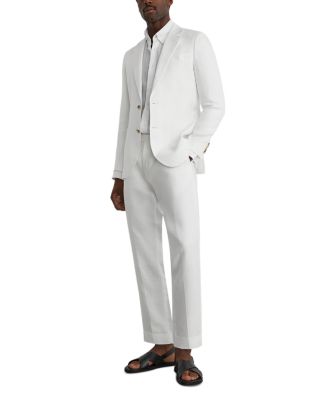 Atlantic Tailored Fit Linen Twill Suit Trousers