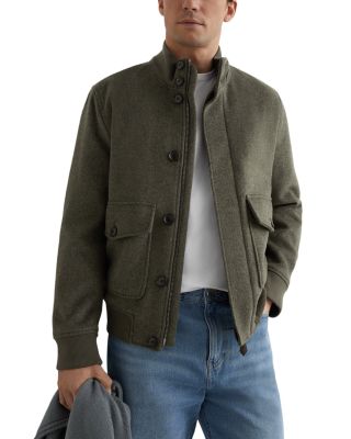 Hadley Bomber Wool Blend Jacket
