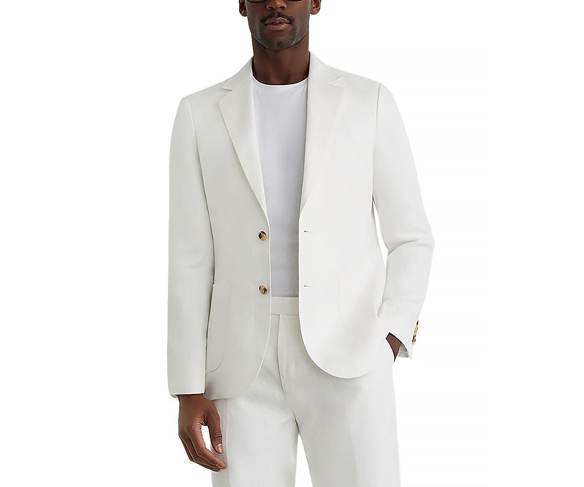 Reiss Atlantic Tailored Fit Linen Blazer
