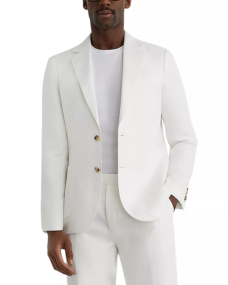 Reiss Atlantic Tailored Fit Linen Blazer