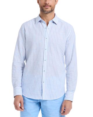 Wythburn Striped Long Sleeve Woven Shirt