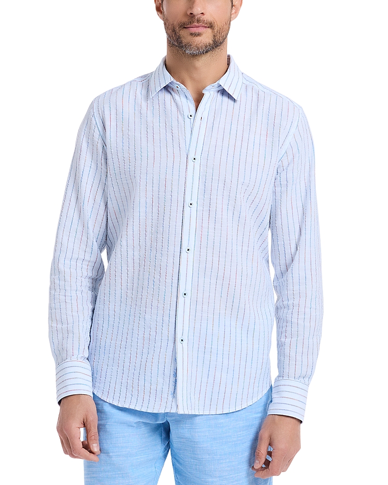 Robert Graham Wythburn Striped Long Sleeve Woven Shirt