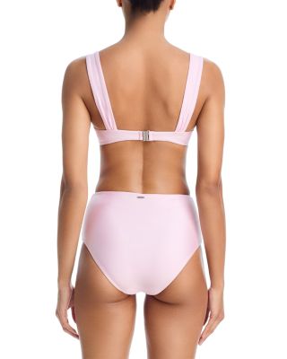 Teya High Waist Ruched Bikini Bottom