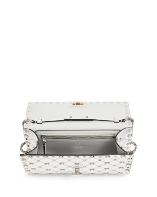 Rockstud Spike Chain Quilted Leather Crossbody Bag