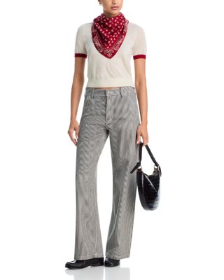 Airy Cashmere Ringer Tee