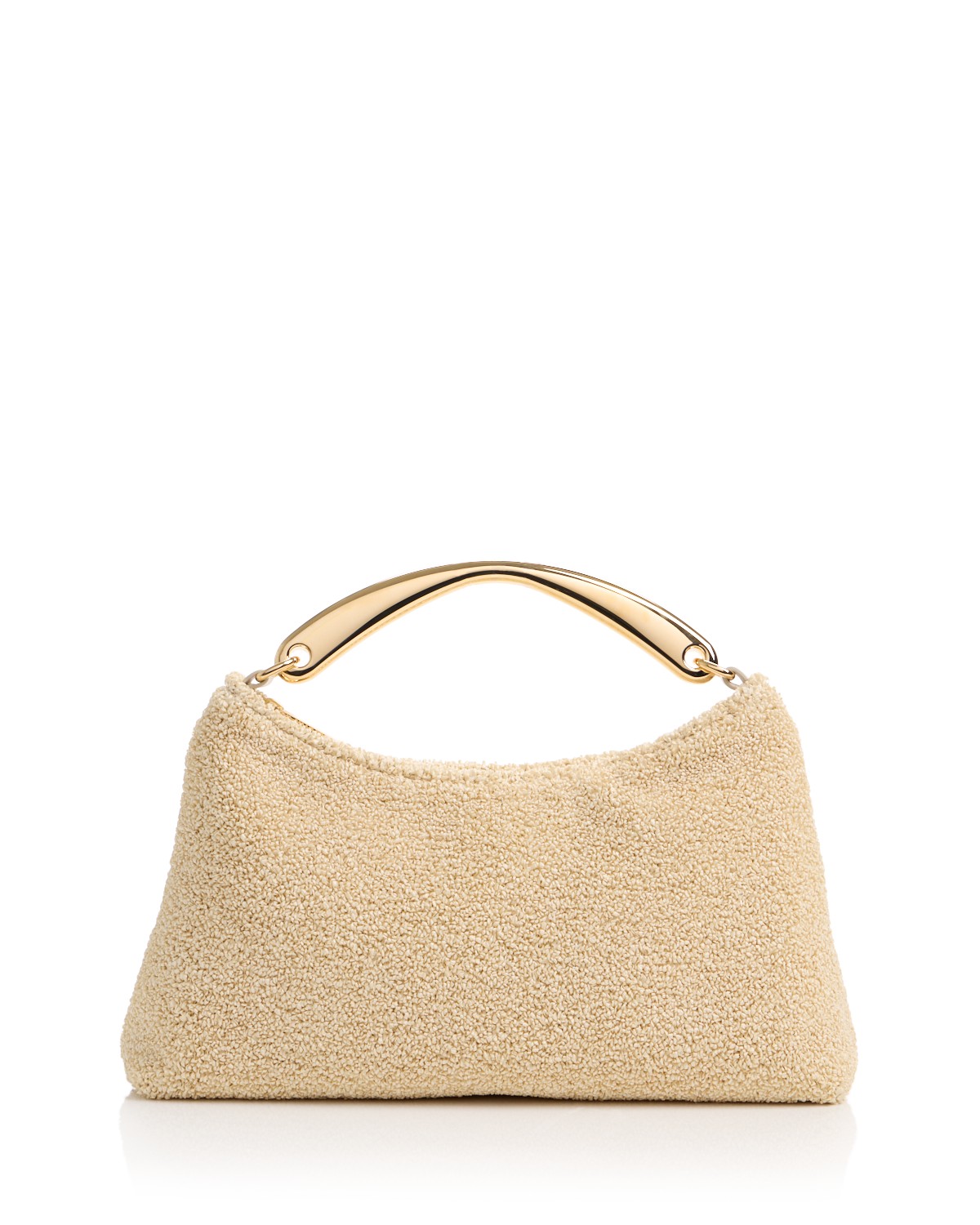 Rhea Metal Top Handle Bag